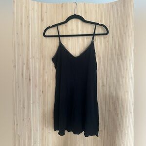 Cou cou slip dress in black